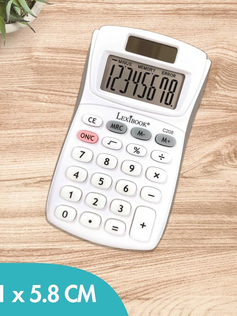 Calculatrice De Poche 8 Chiffres Avec Finition Rubber   N/A