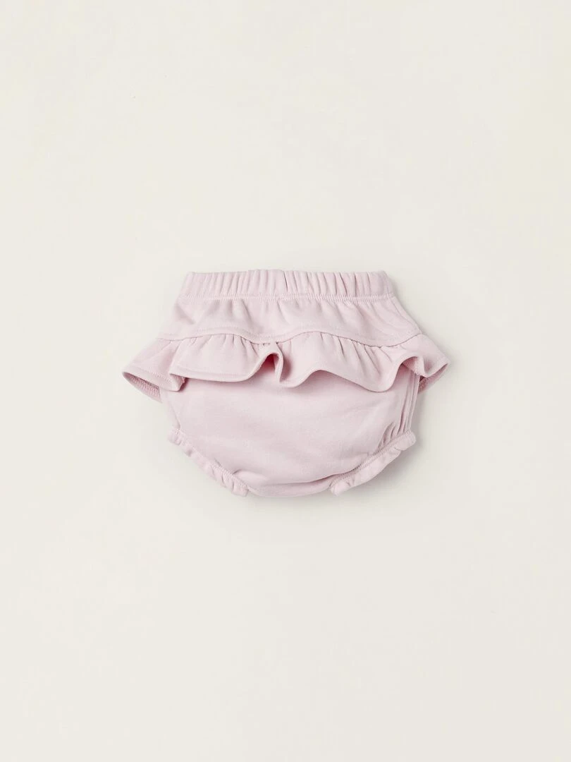 Bloomer avec Volants pour Nouveau Né NATURE TAKEOVER Rose clair