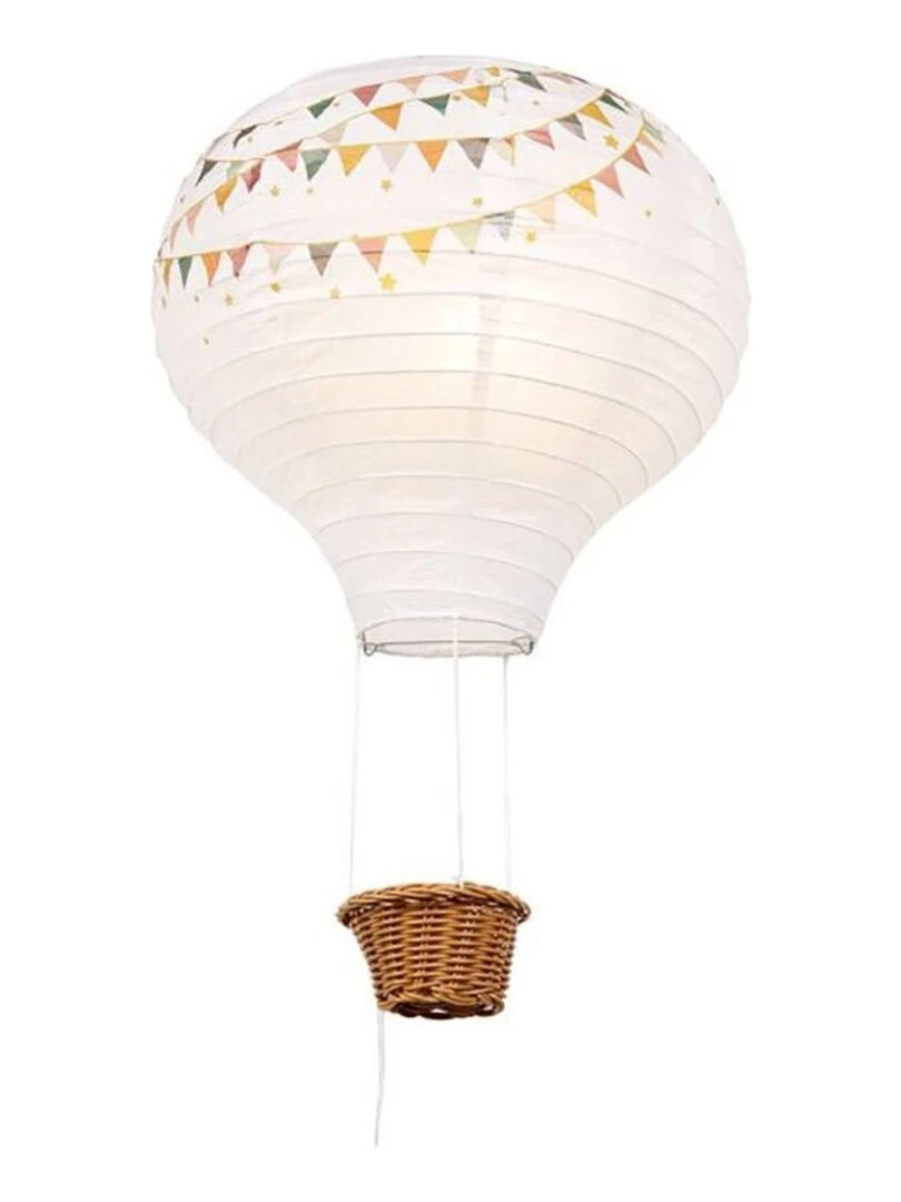 Suspension papier fanions D30 Blanc