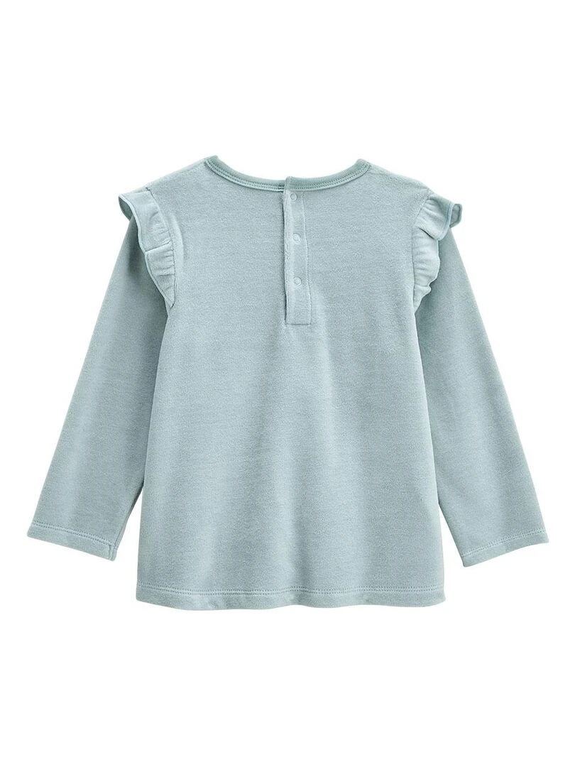 Pyjama bébé 2 pièces en velours Bichette   Bleu