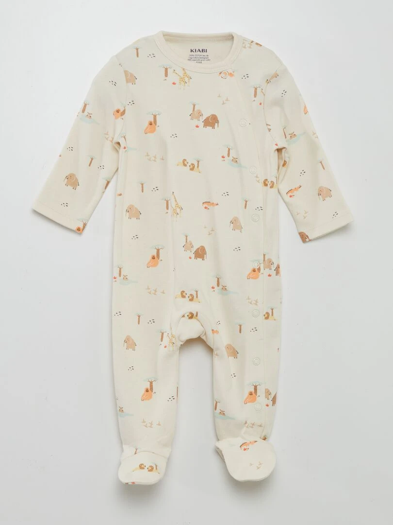 Lot de pyjama dors bien imprimée   2 pièces   Bleu