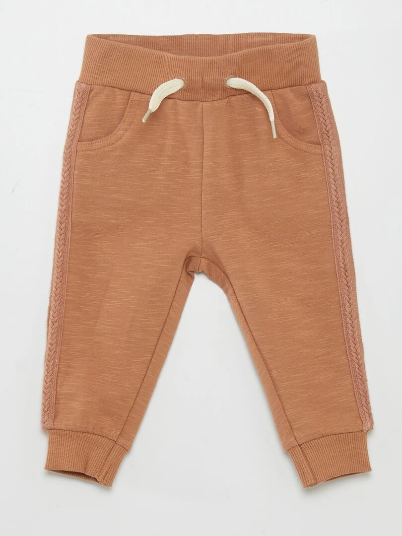 Pantalon molletonné à fantaisie Orange