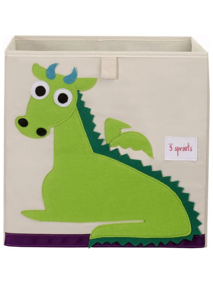 Cube de rangement Dragon (33 5 x 33 5 cm) Vert