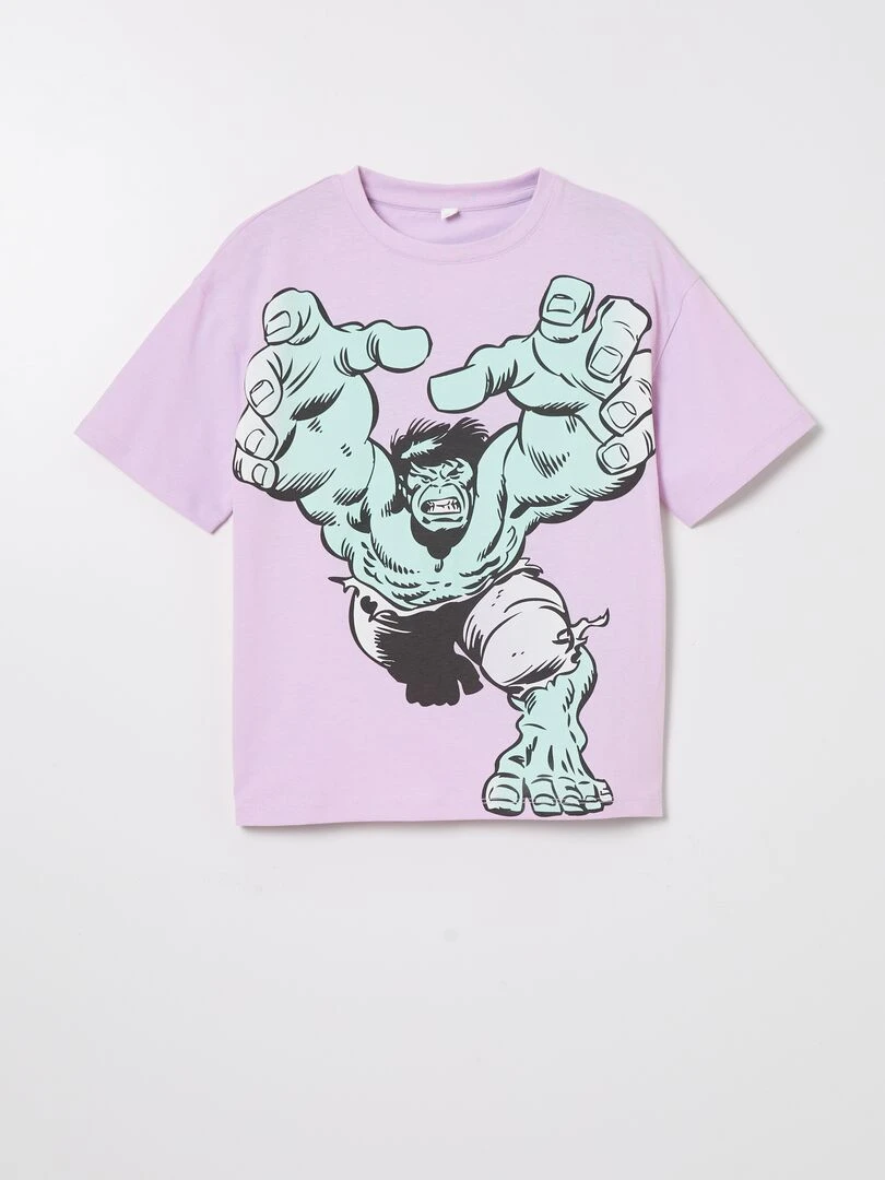 T shirt loose 'Hulk' Violet