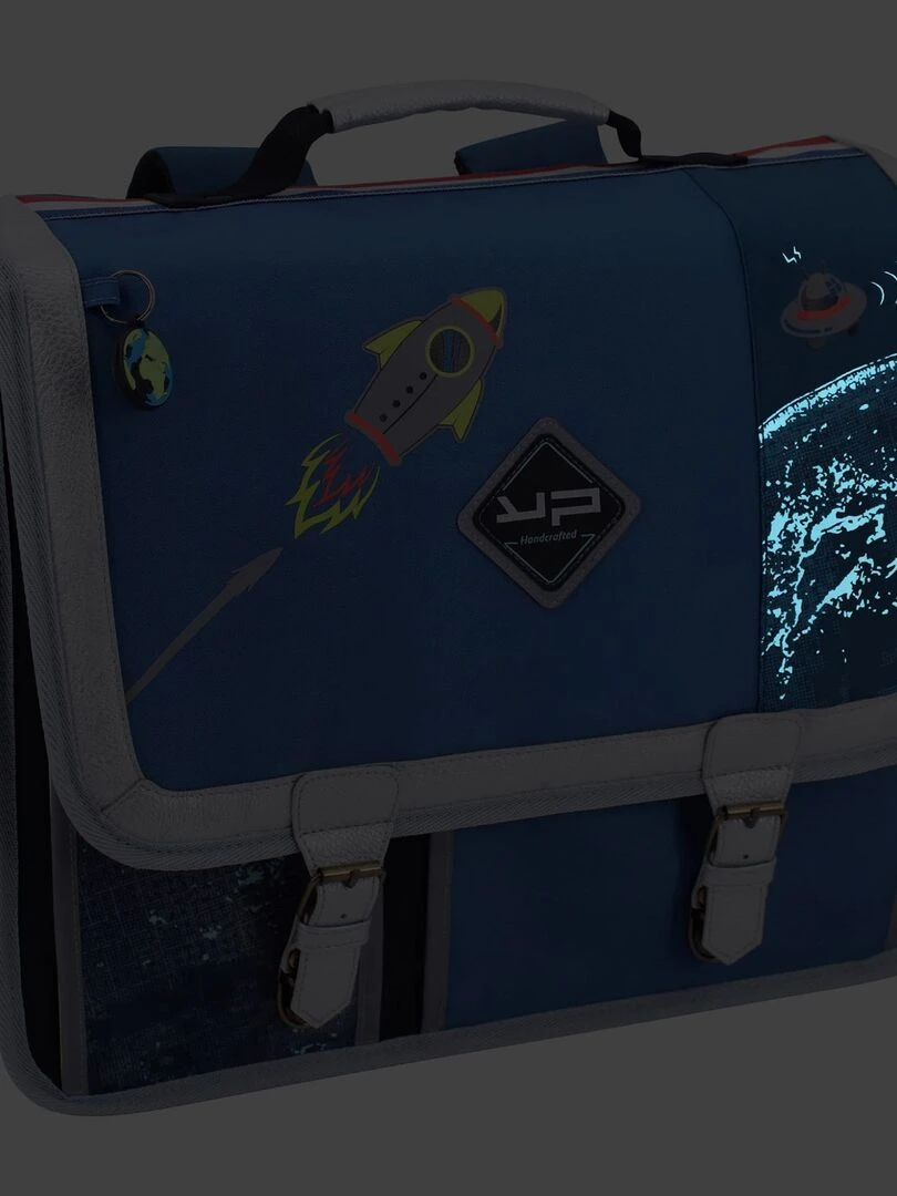 BODYPACK Cartable 41cm recyclé objectif lune   Bleu