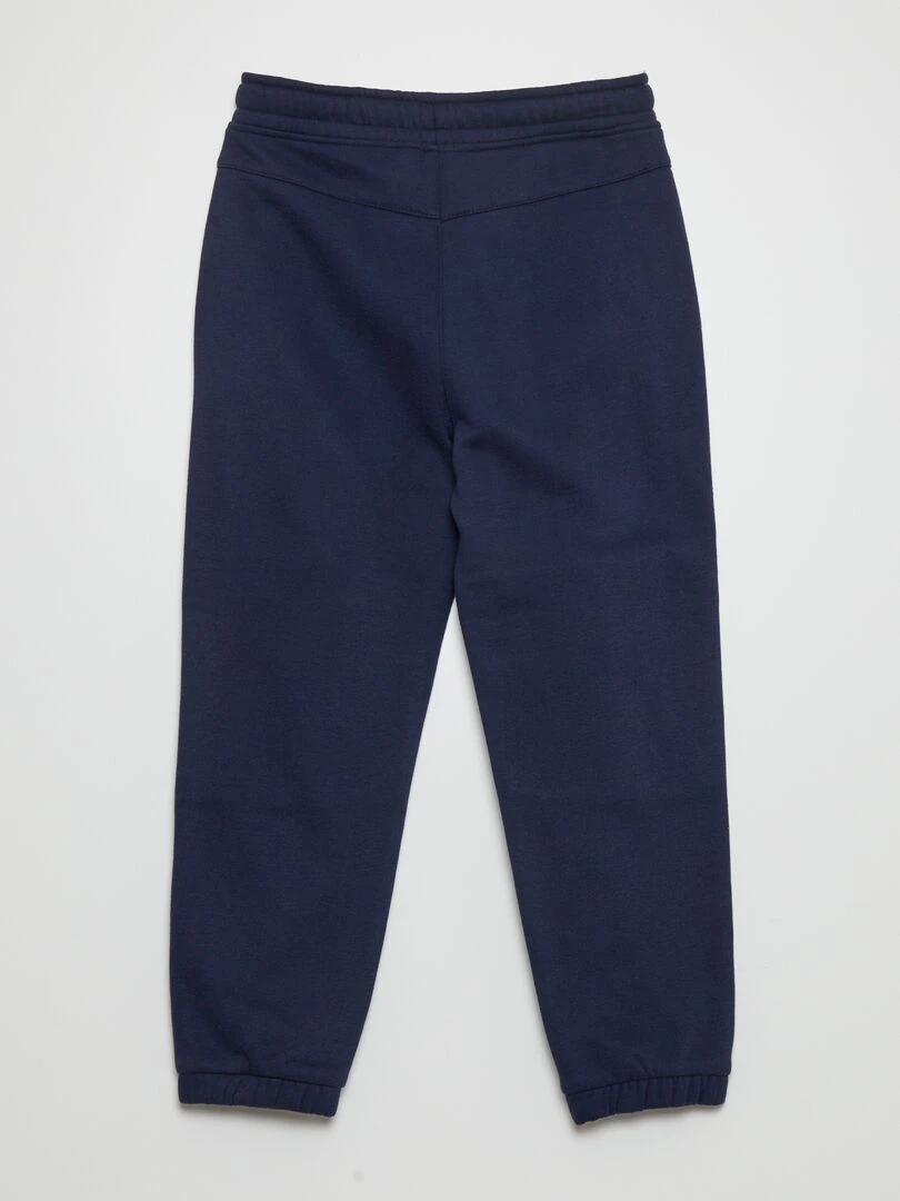 Pantalon jogging en molleton Coupe + confortable Noir