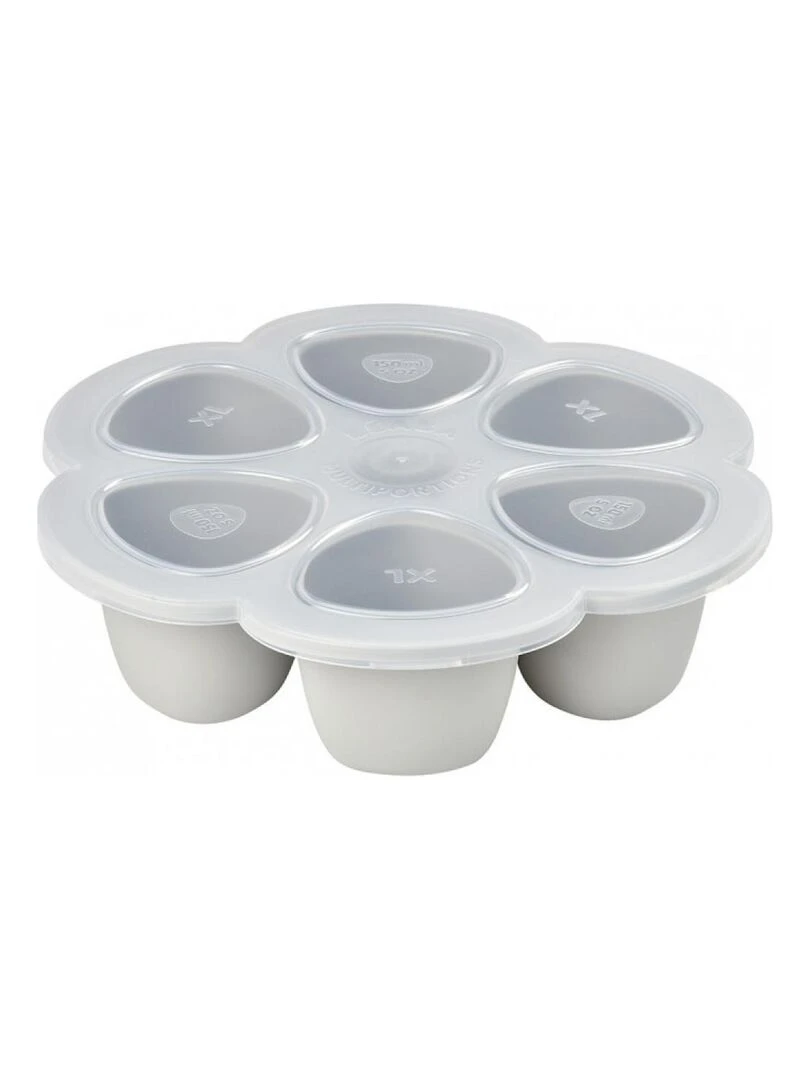 Moule de congélation multi portions silicone light mist (6 x 150 ml) Blanc