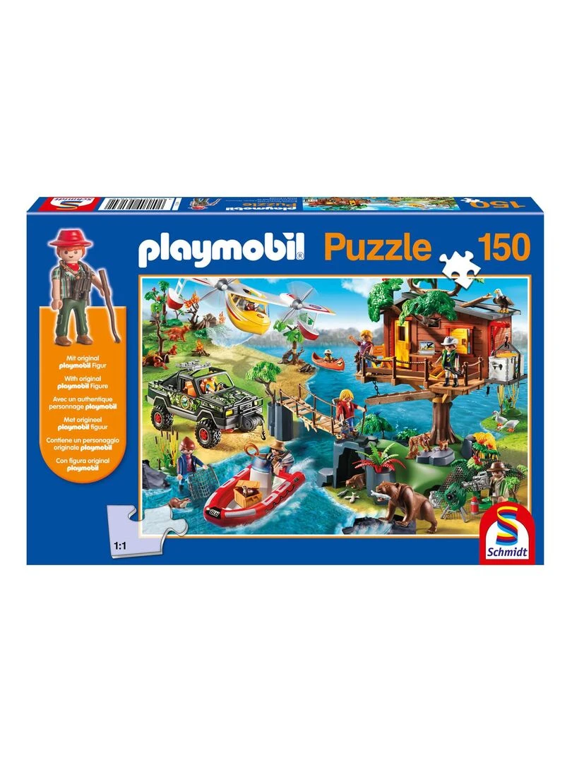 Puzzle 150 pièces : Playmobil : Cabane dans les Arbres N/A