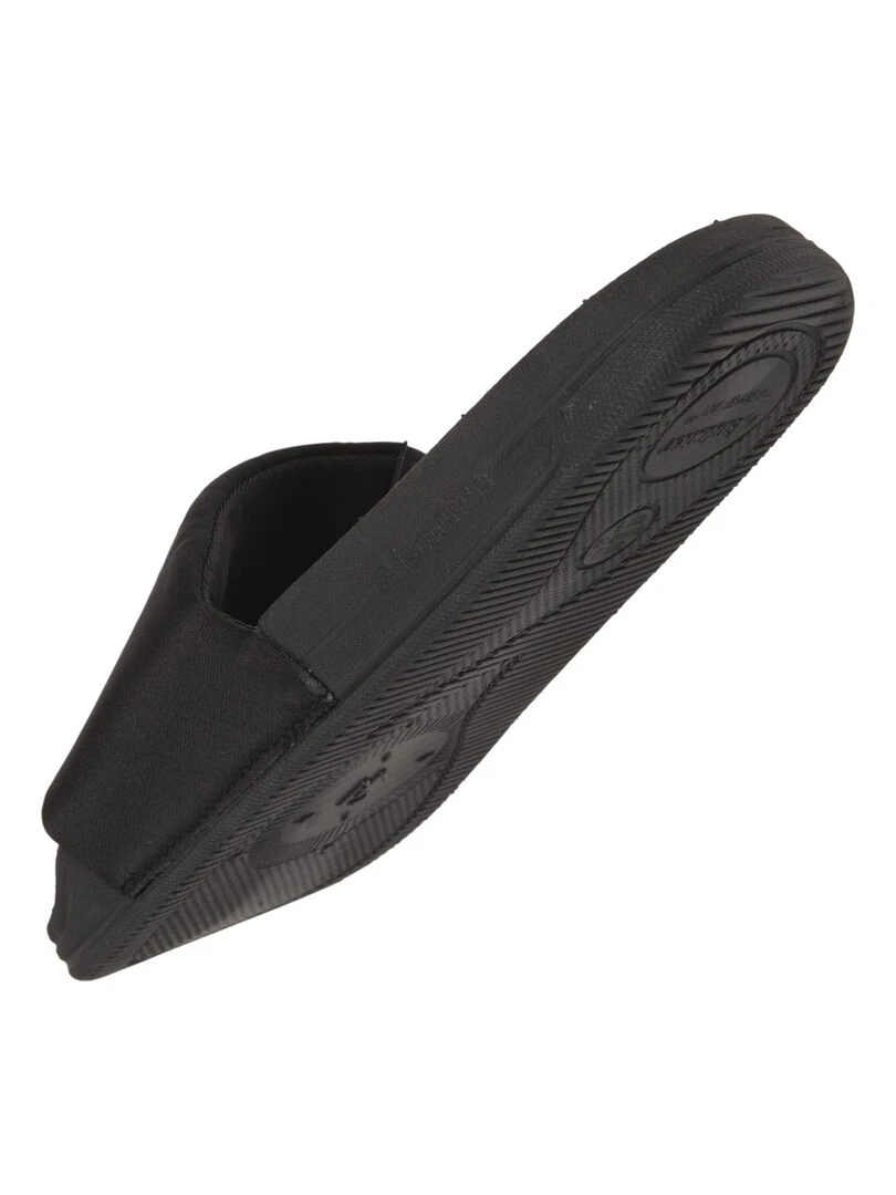 Mules claquettes Femme Logo Noir   Noir