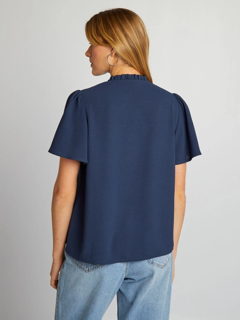 Blouse fluide   Marine