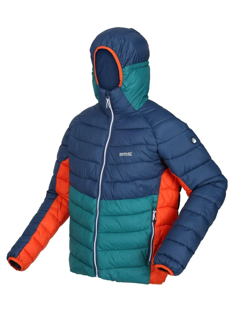 Regatta   Doudoune HARROCK   Bleu Rouge