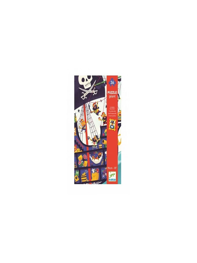 Puzzle Geant Le Bateau De Pirate 36 Pcs N/A