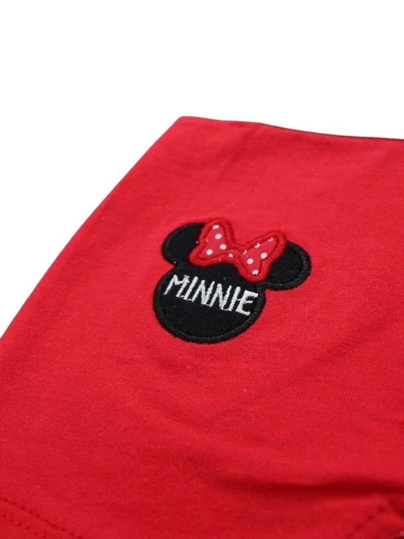 Disney   Combishort bébé fille imprimé Minnie en coton   Rouge