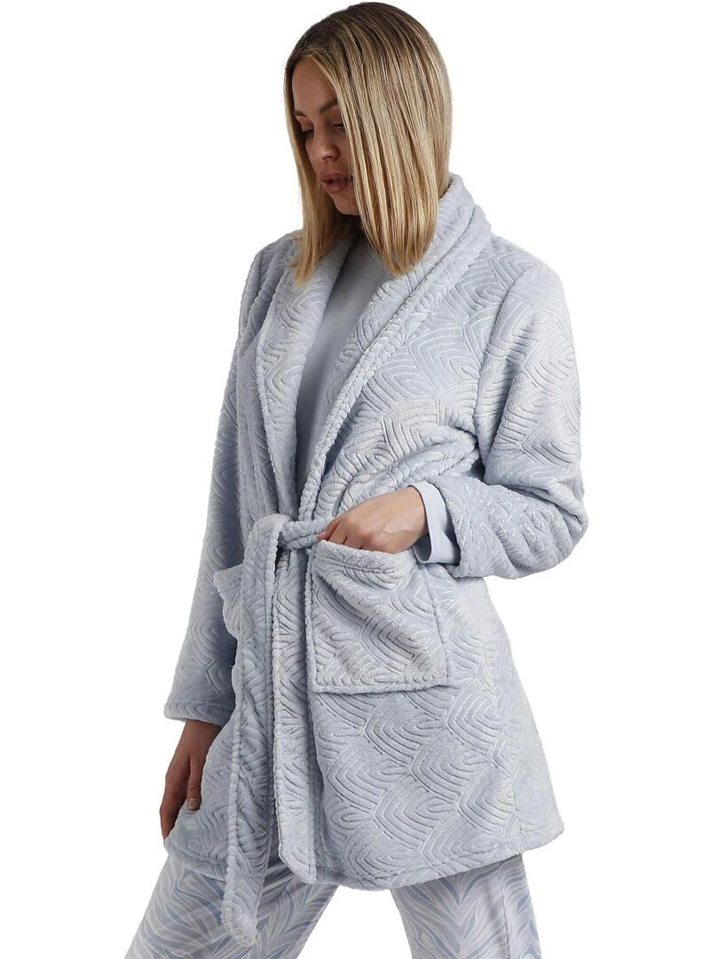 Robe de chambre Forever Together   Bleu ciel