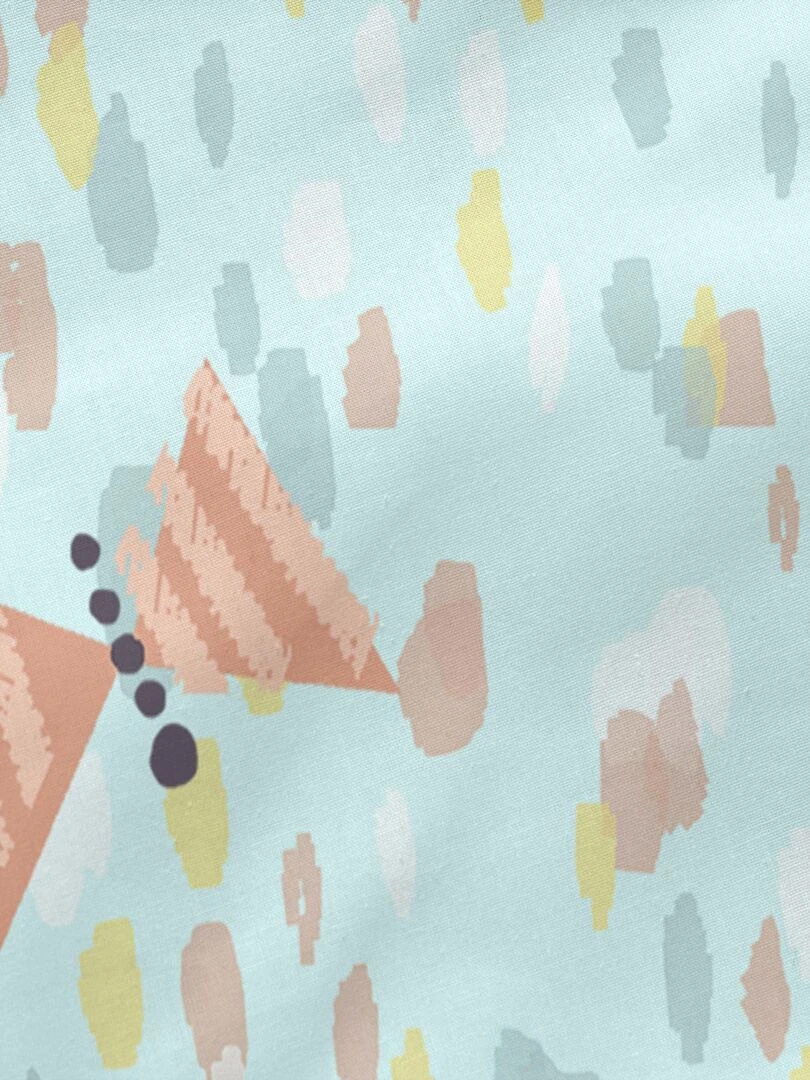 Drap housse Woodland "Happyfriday"   Blanc