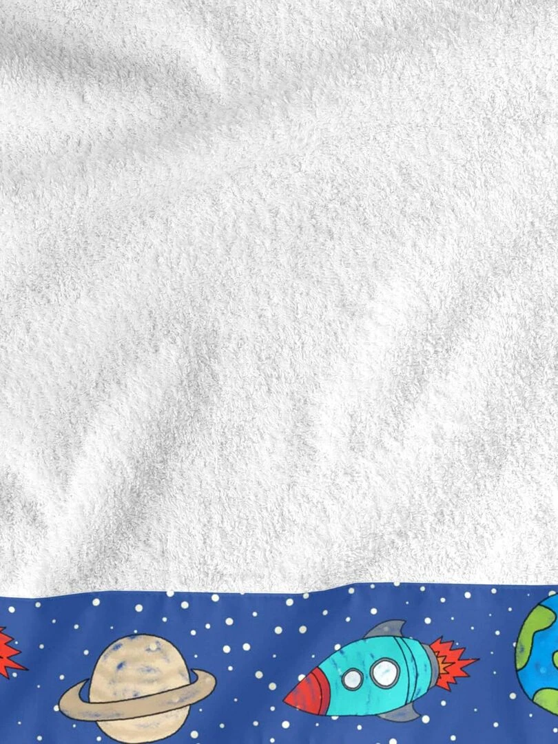 Lot de serviettes Space rocket "Happyfriday"   Blanc