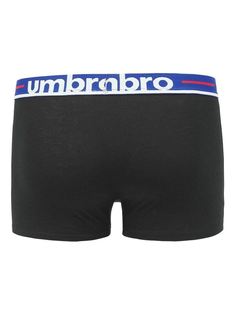 Lot de 3 Boxers coton homme Line Class Umbro   Noir
