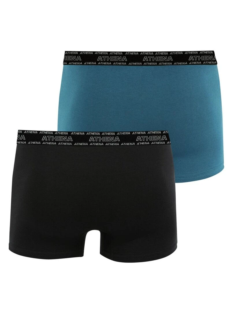 Lot de 2 boxers homme Eco Pack   Noir Bleu