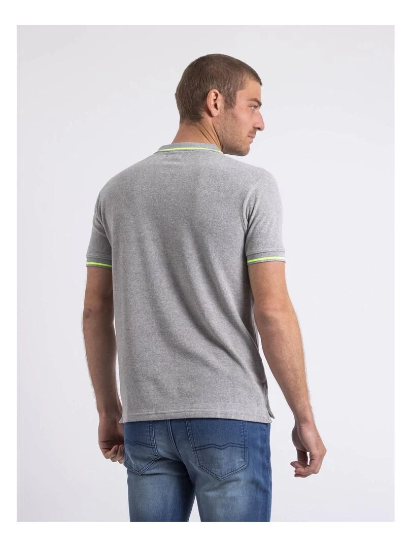 Polo manches courtes PAMEDI Gris