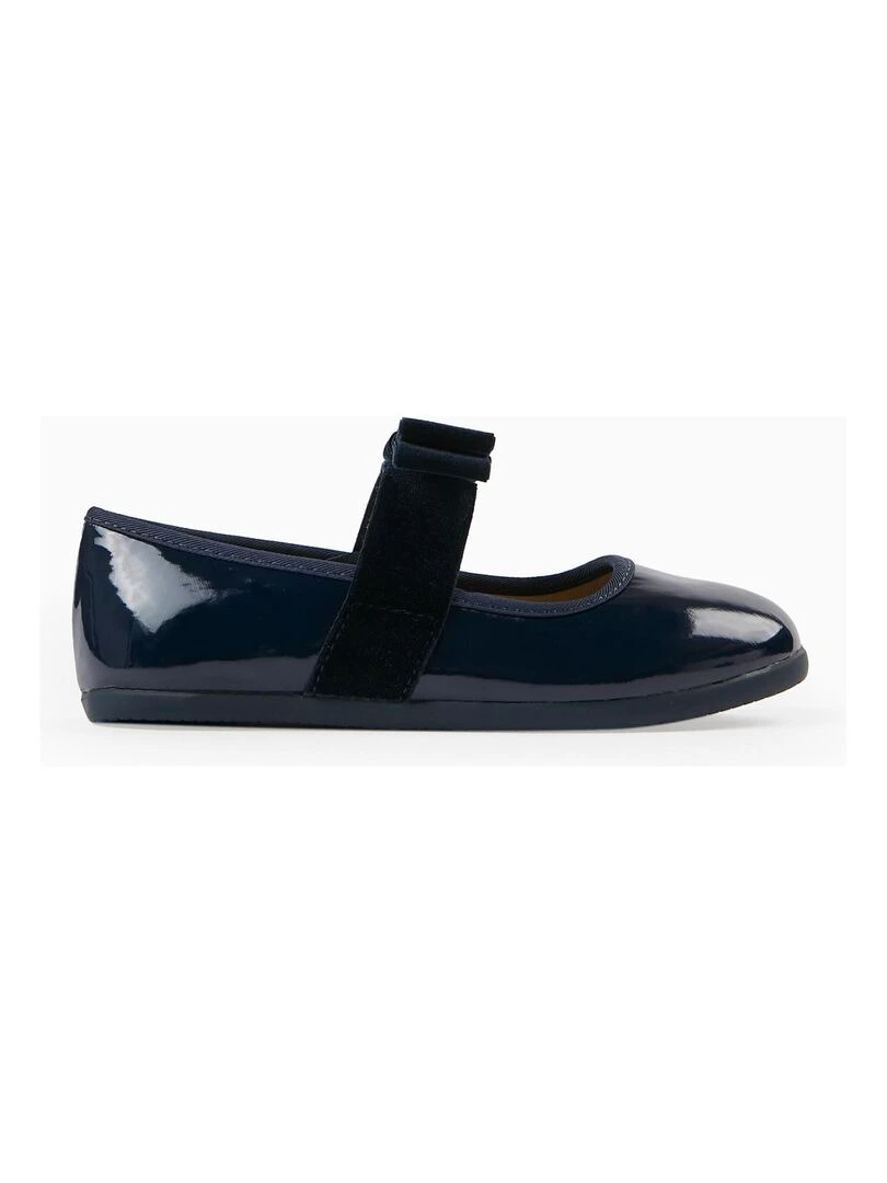 Ballerines en Verni avec Noeud en Velours Fille ROYALS OFF DUTY Bleu foncé