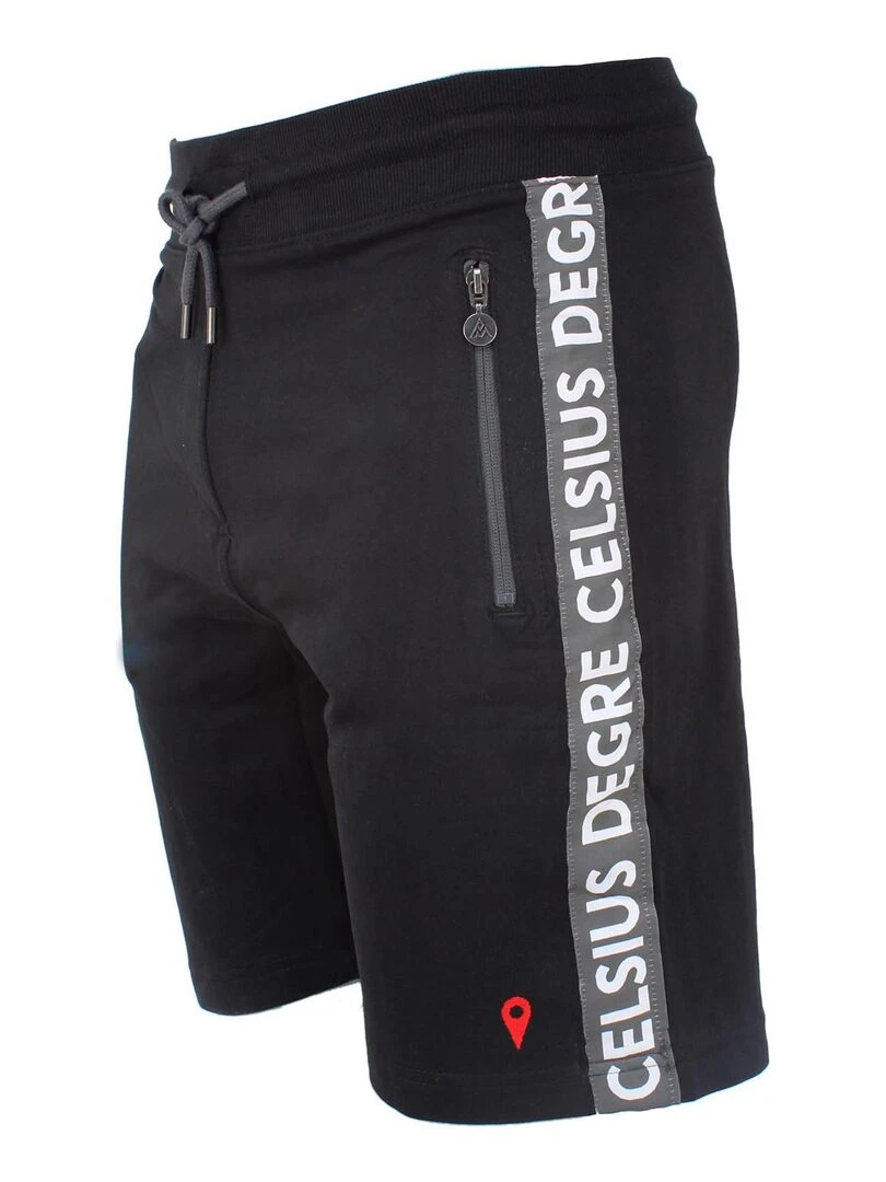 Short homme CLAY   DEGRE CELSIUS   Noir Noir