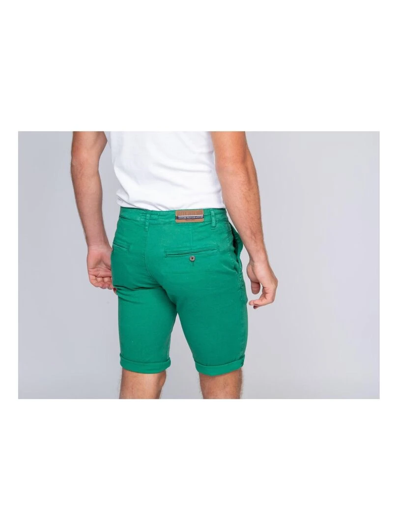 Bermuda chino BODELTA   Vert foncé