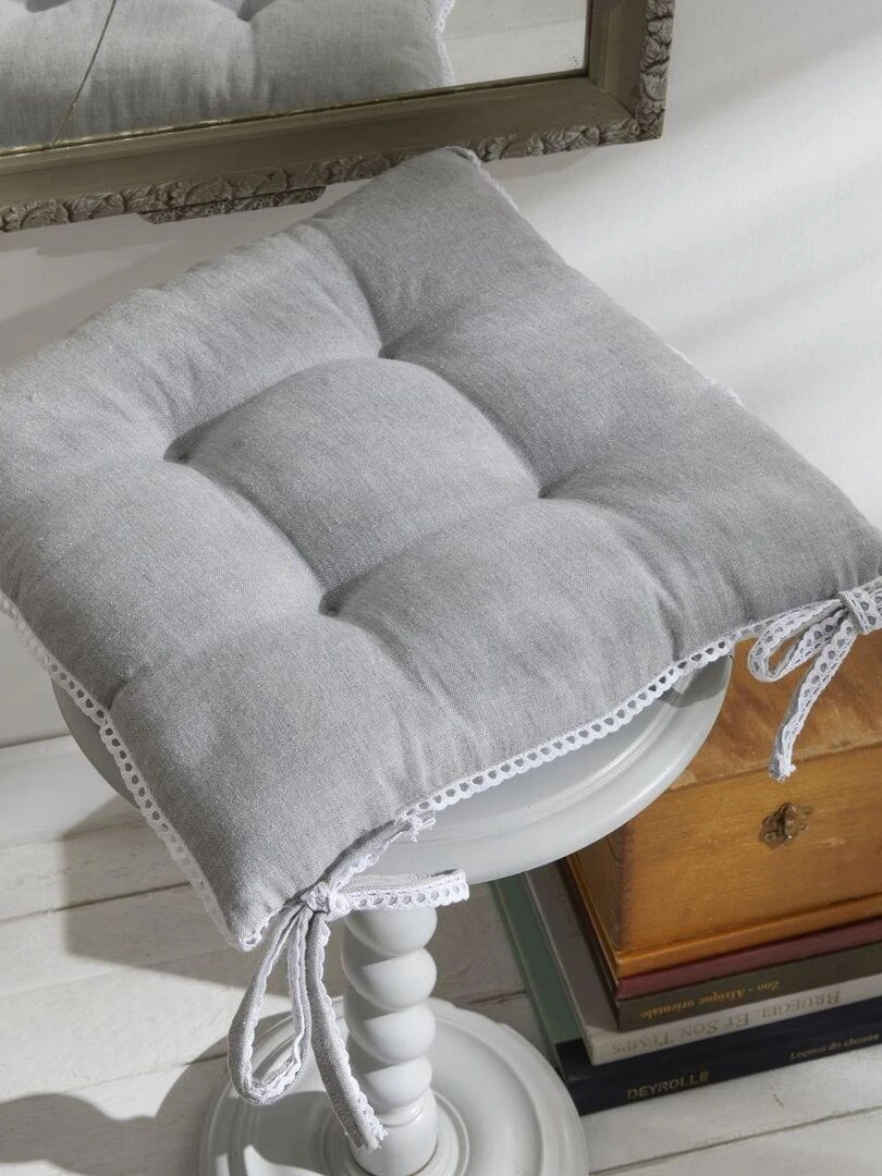 Assise matelassée  'CHARME' 'TODAY'   Gris