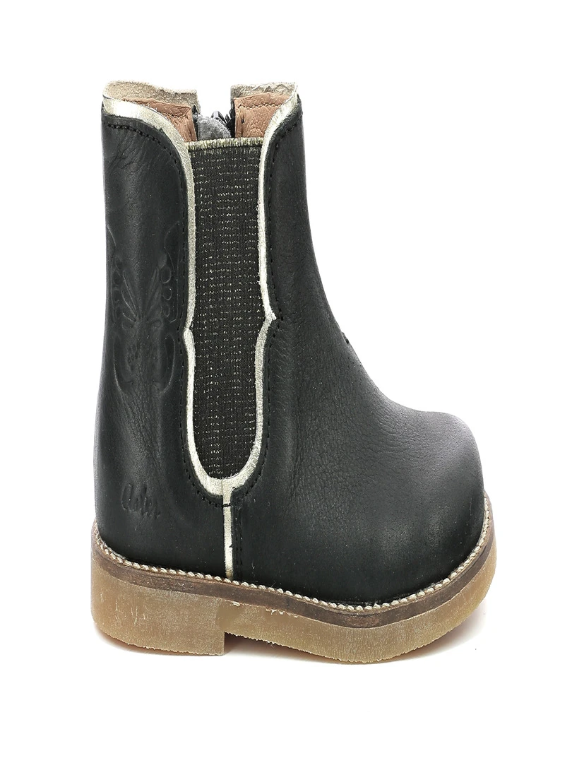 Boots Cuir Sarmille Noir