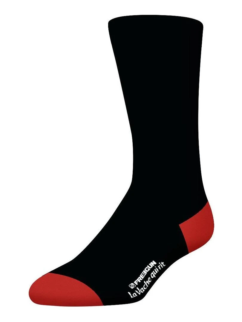 Lot de 4 paires de chaussettes homme La Vache Qui Rit Freegun   Gris