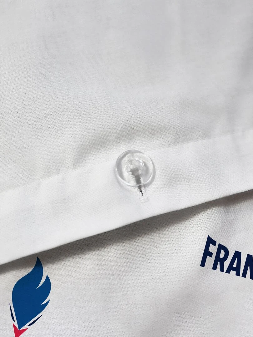 Parure de lit   1 personne   Bleu/blanc/rouge