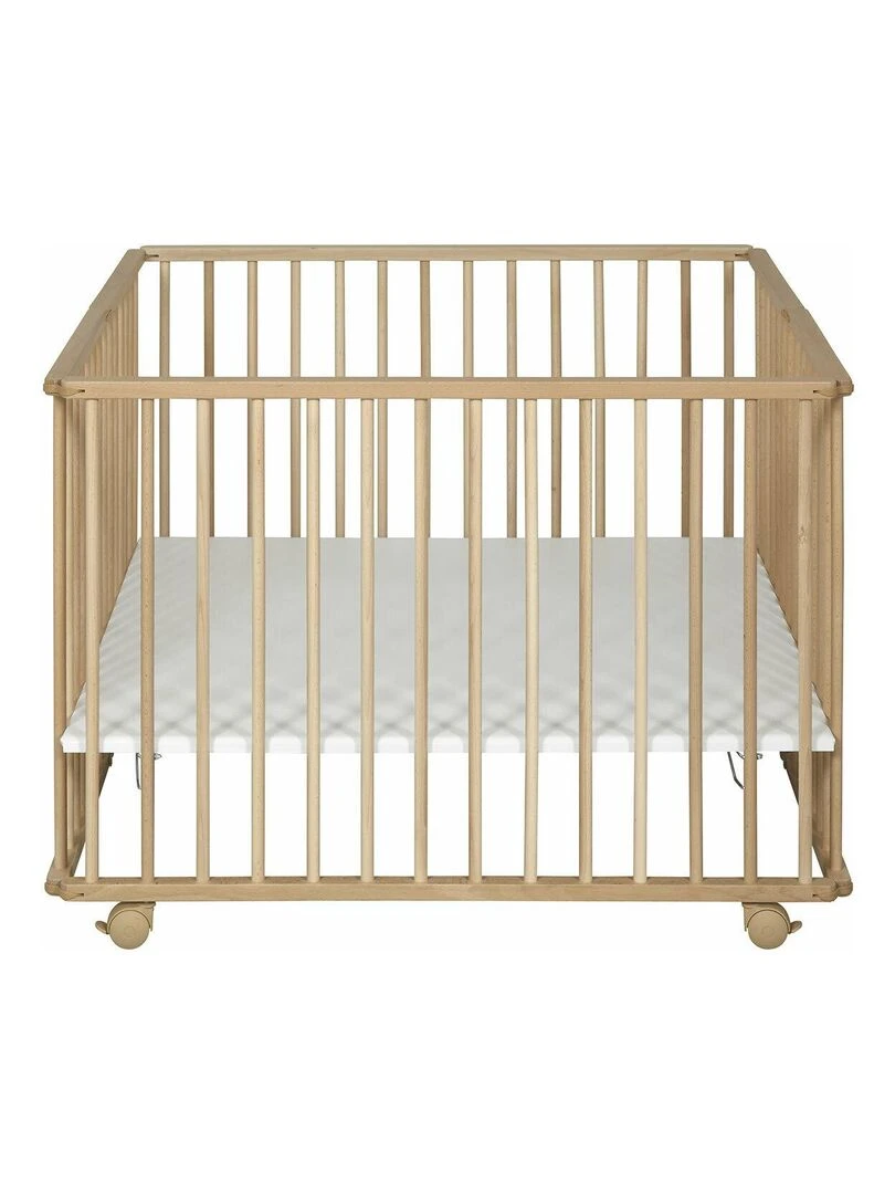 Parc bébé pliant carré Helio AKITEN RETAIL Marron