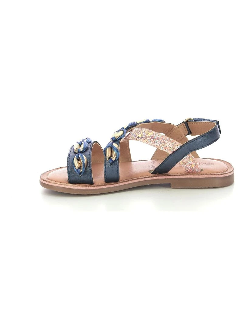 Sandales Cuir Craisea   Bleu