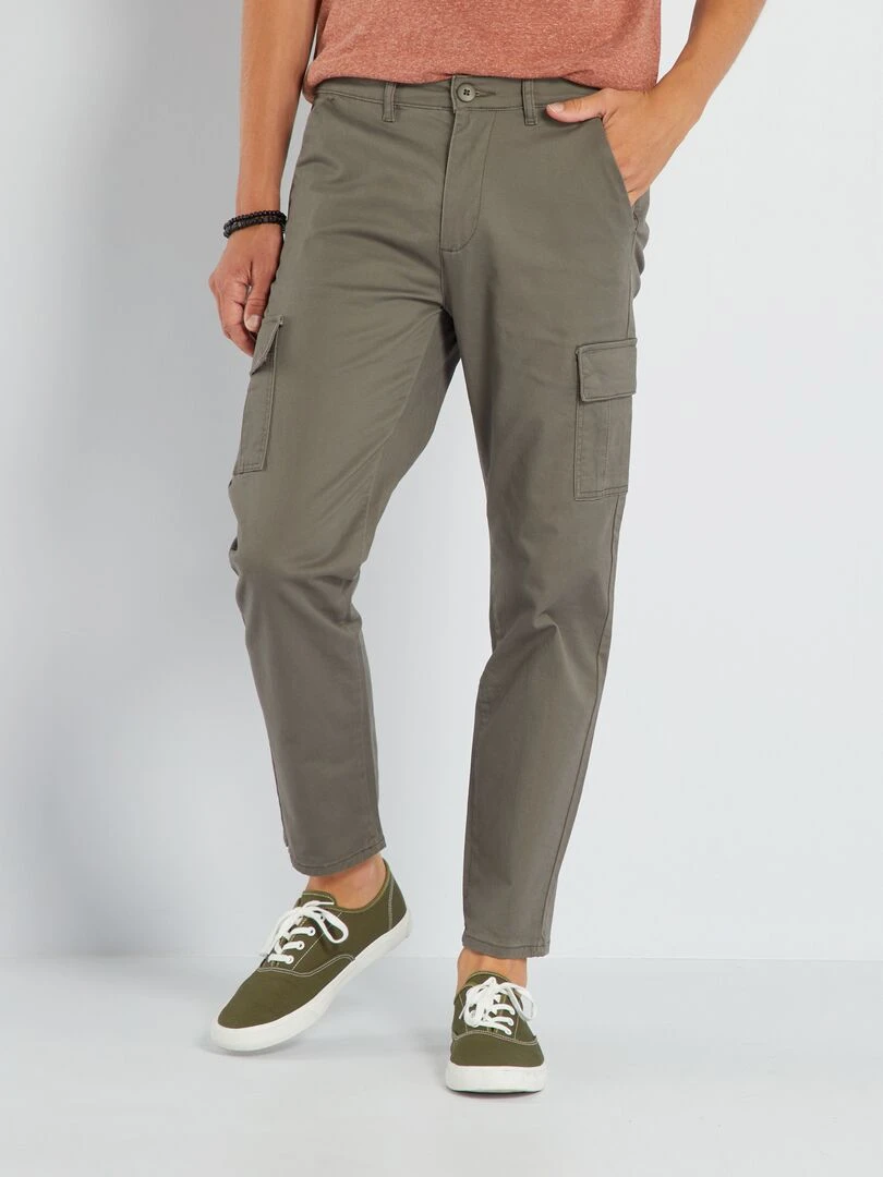Pantalon avec poches Kaki