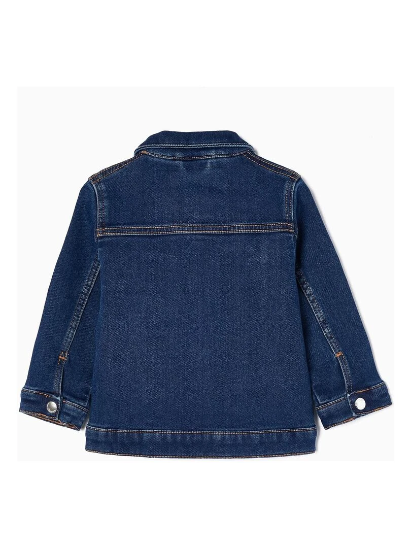 Veste en Denim de Coton Bébé Fille MAXI NATURE Bleu