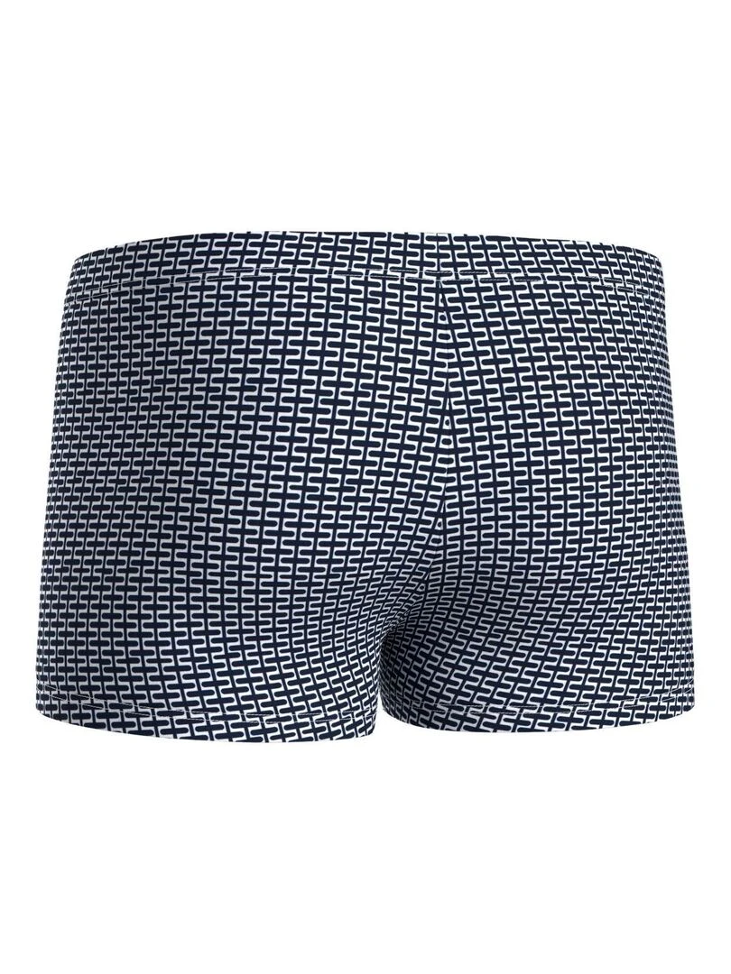 Boxer de bain pour homme couleur bleu imprimé graphique   Bleu