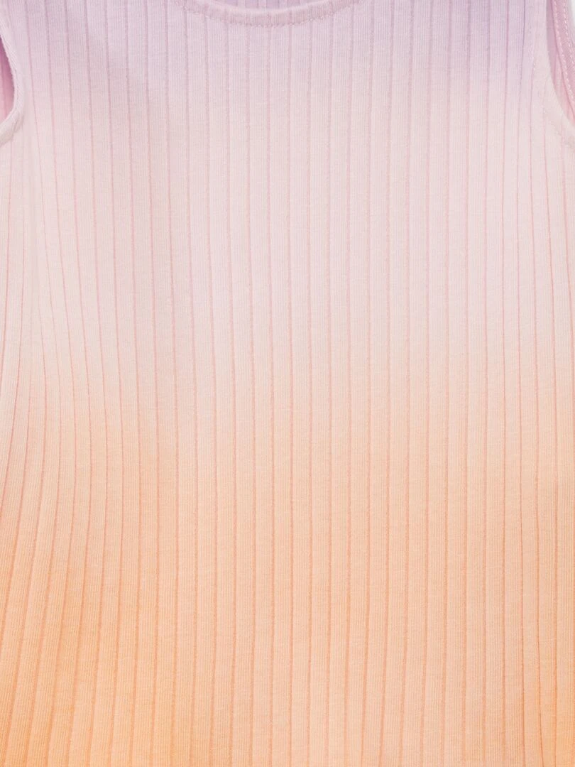 Débardeur côtelé   Tie and dye