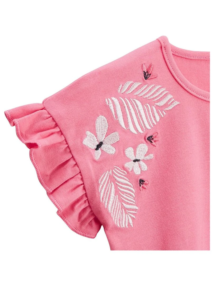 T shirt enfant Caraïbes   Rose