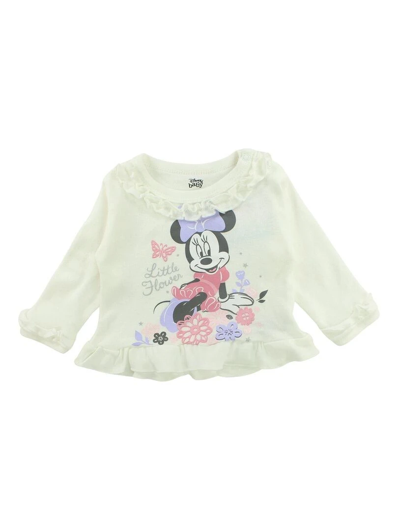 Disney Ensemble Tunique legging bébé fille Imprimé Minnie Blanc