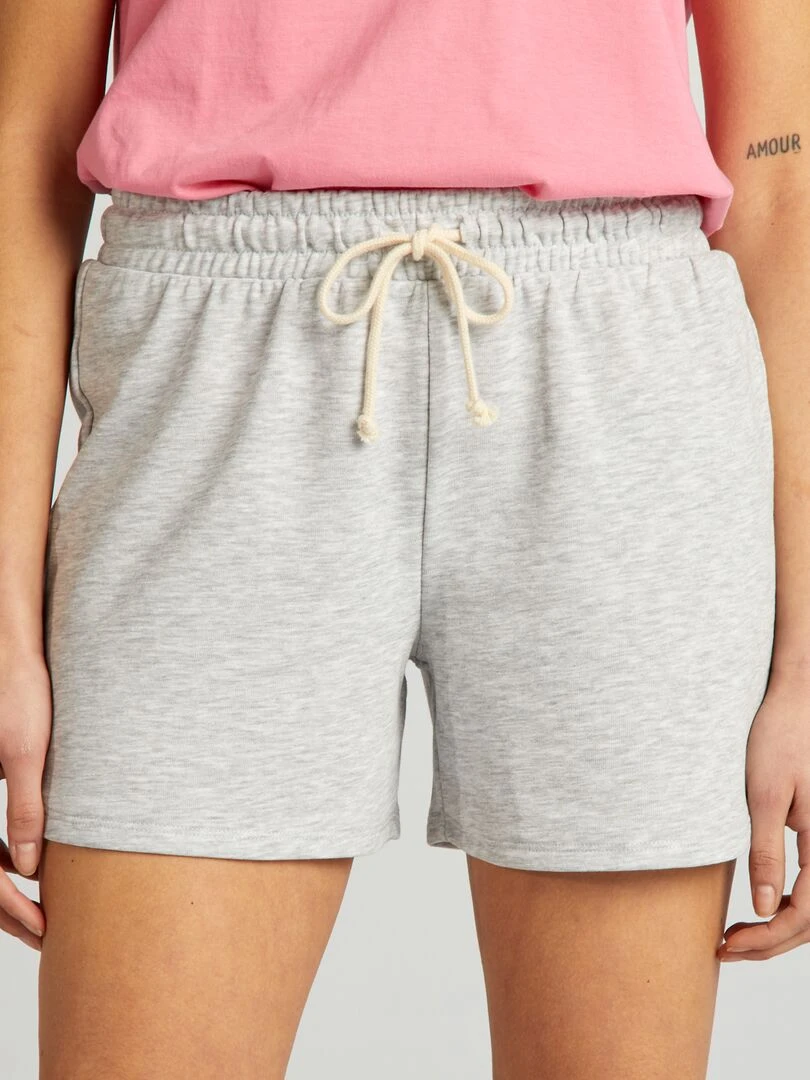 Short de sport Gris