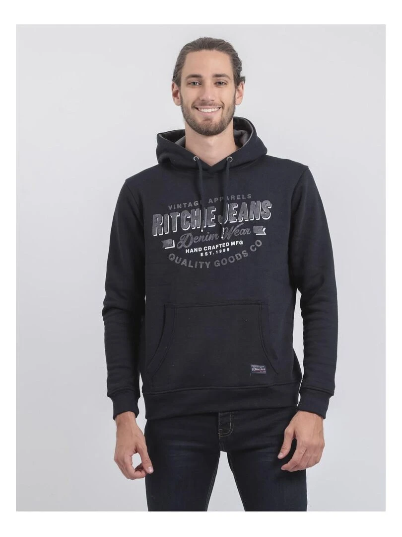Sweat capuche WOMATIC Bleu marine