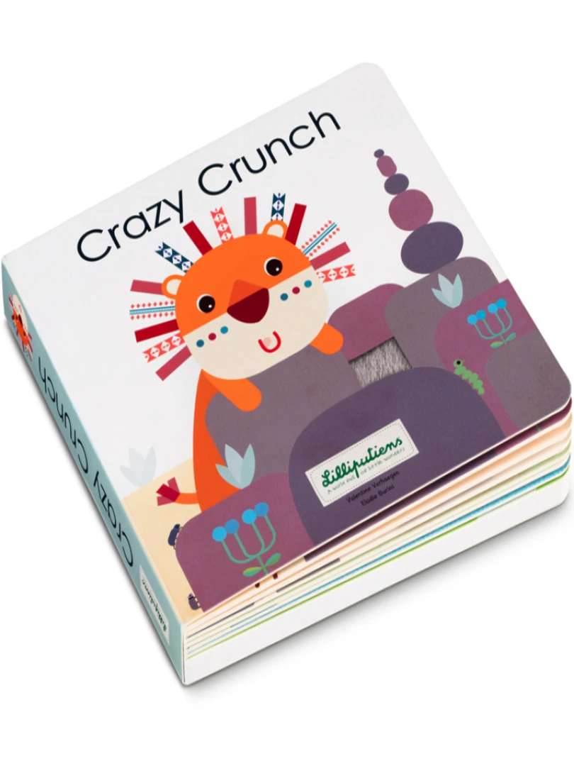 Livre bébé tactile et sonore Crazy Crunch N/A