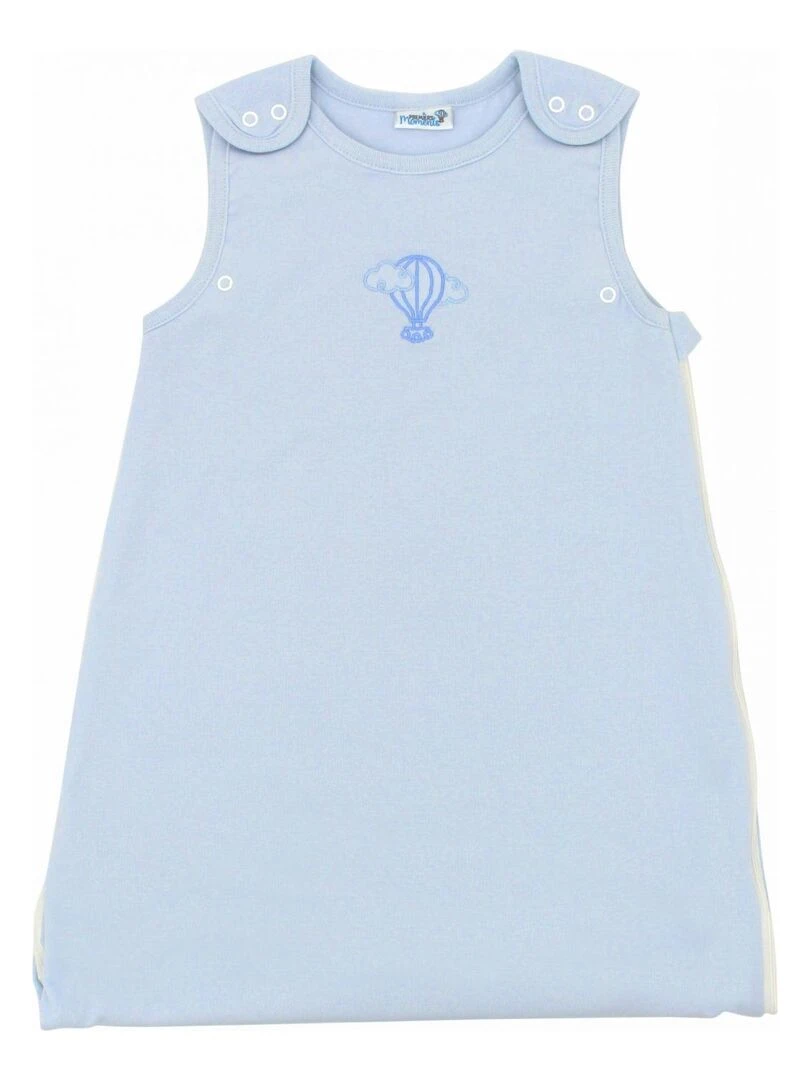 Gigoteuse Été Évolutive 3 6 mois Coton Bio couleur Azur   Bleu clair