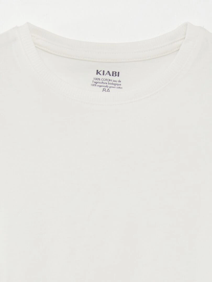T shirt en maille jersey épaisse Tough Cotton™ blanc