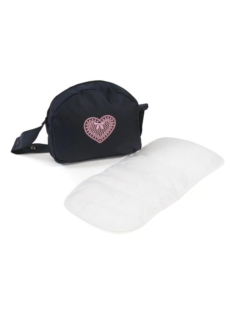 Sac à langer pour poussettes de poupées Mélange anthracite bleu foncé rose N/A