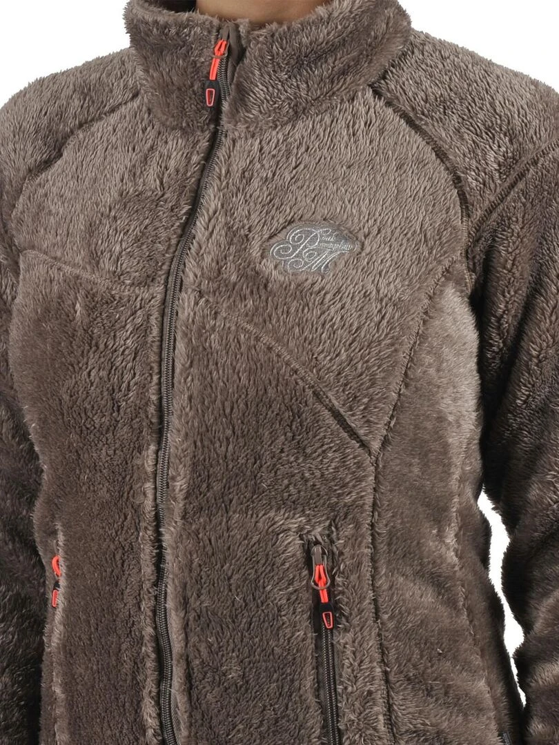 Blouson polaire femme ARIANE   Gris taupe