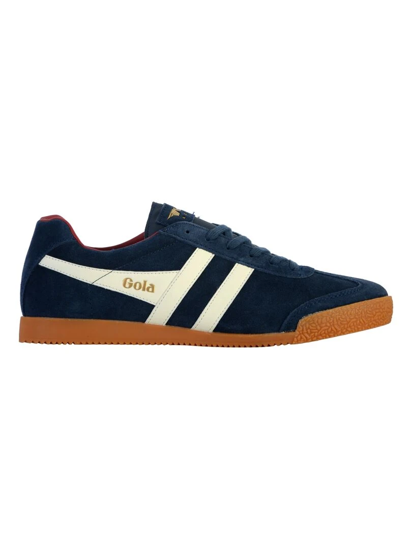 Basket Gola Harrier Suede Bleu marine