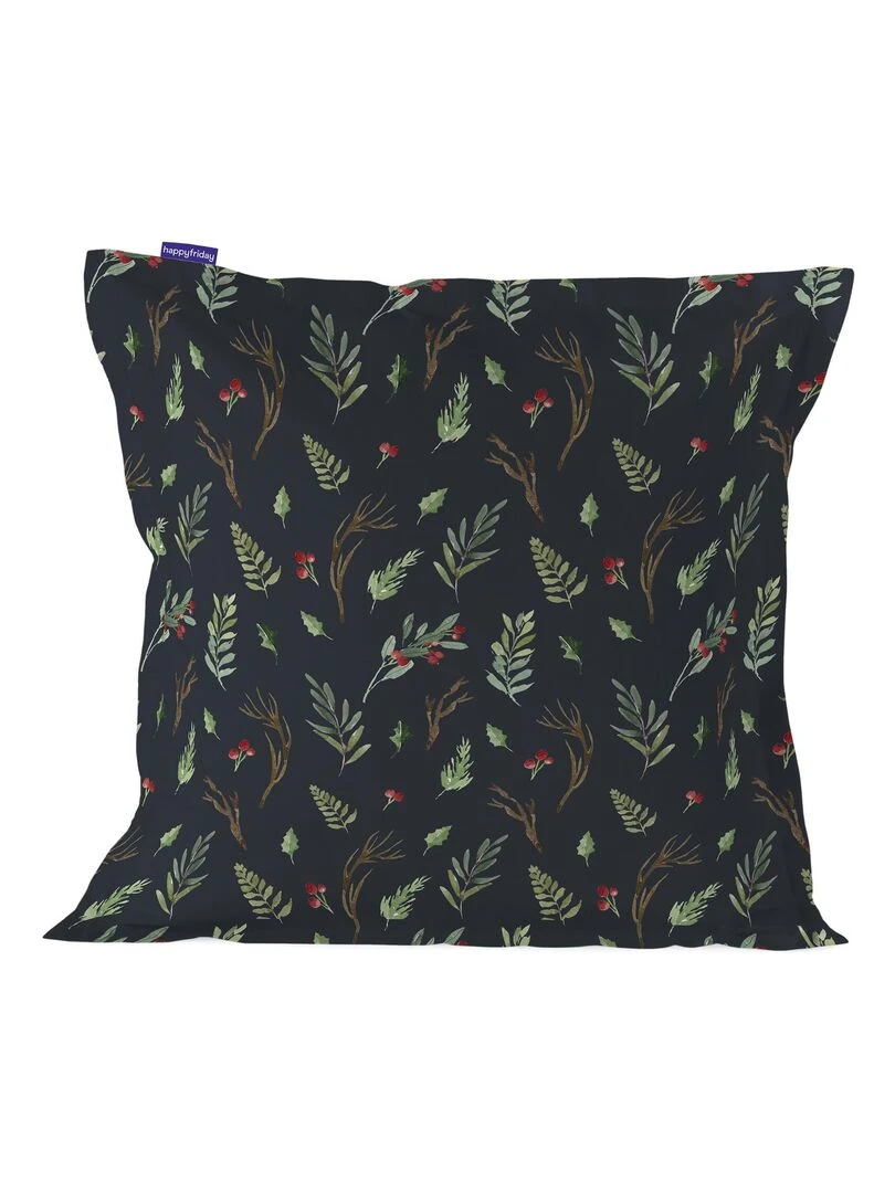 Housse de coussin Chinoiserie "Happyfriday"   Blanc