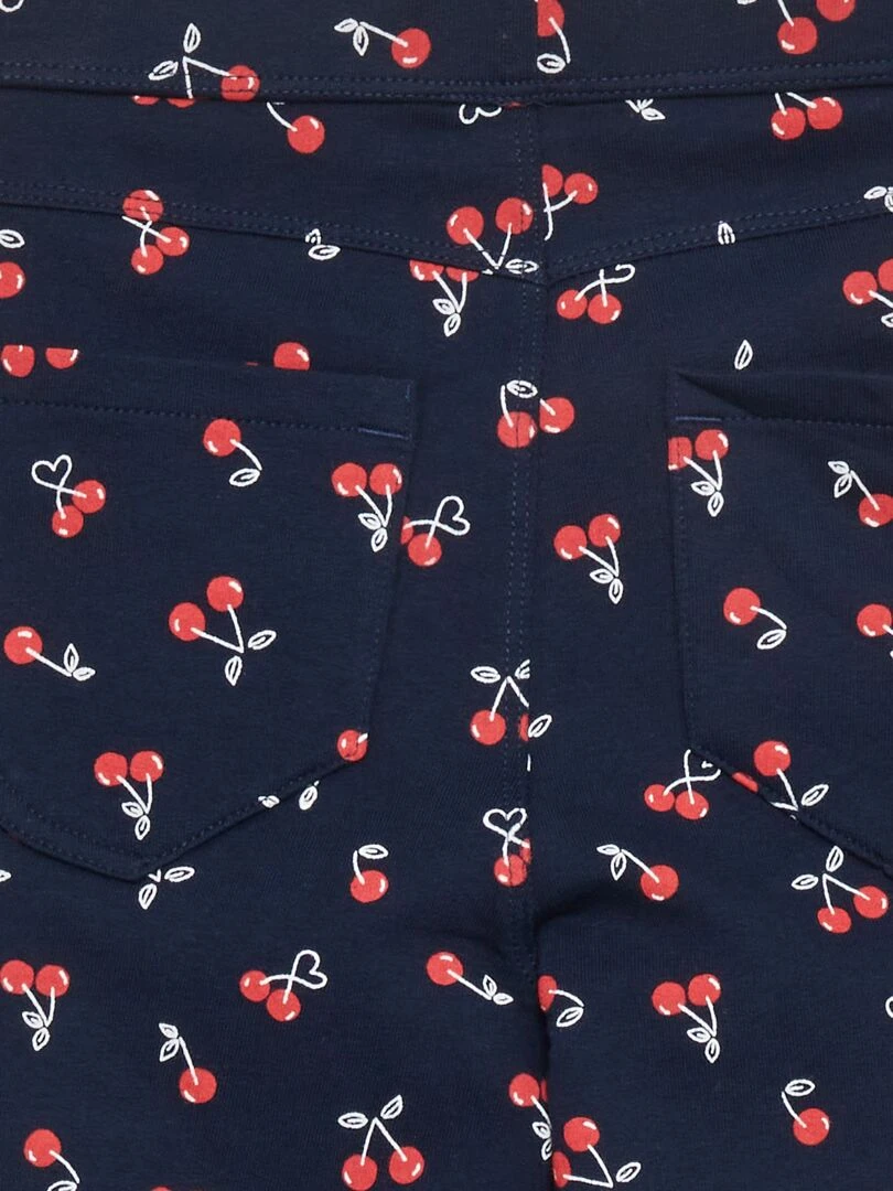 Jegging en maille imprimée   Bleu