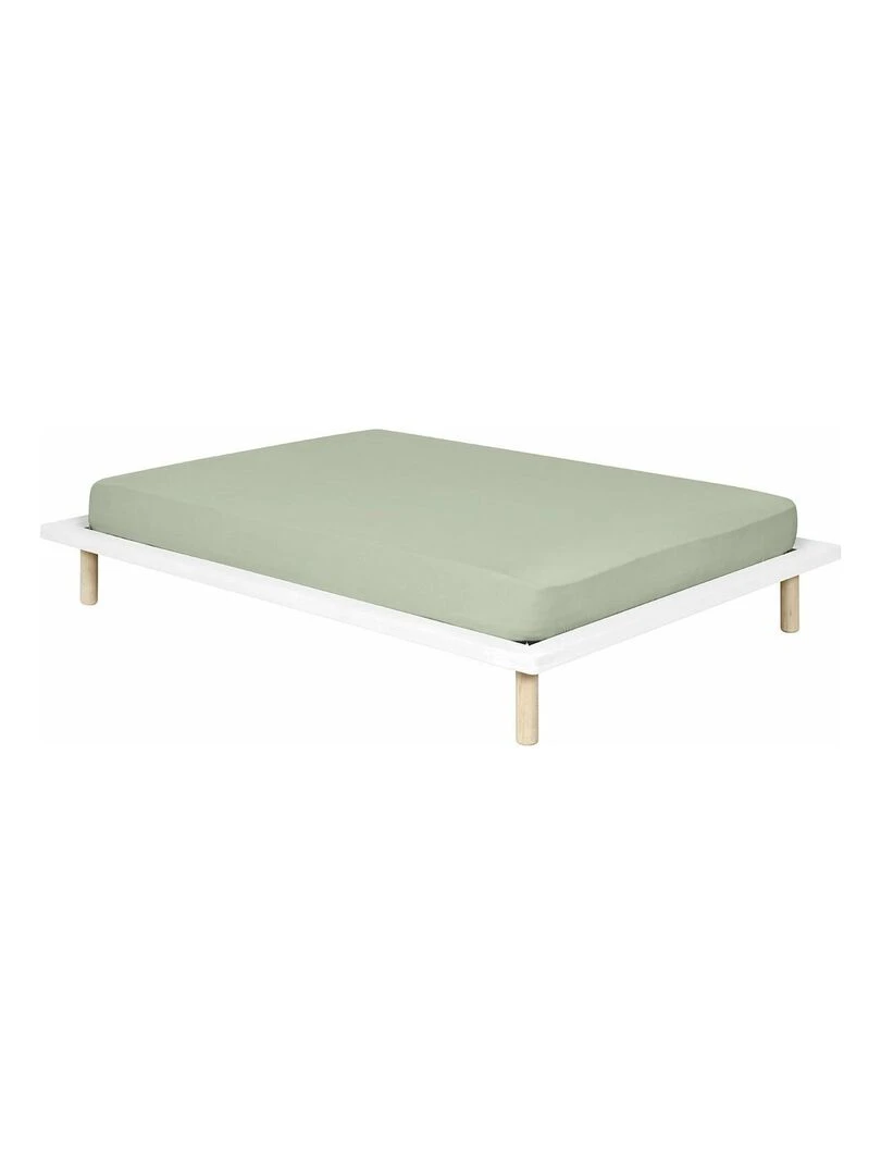 Pack lit avec matelas Maki AKITEN RETAIL Blanc Blanc