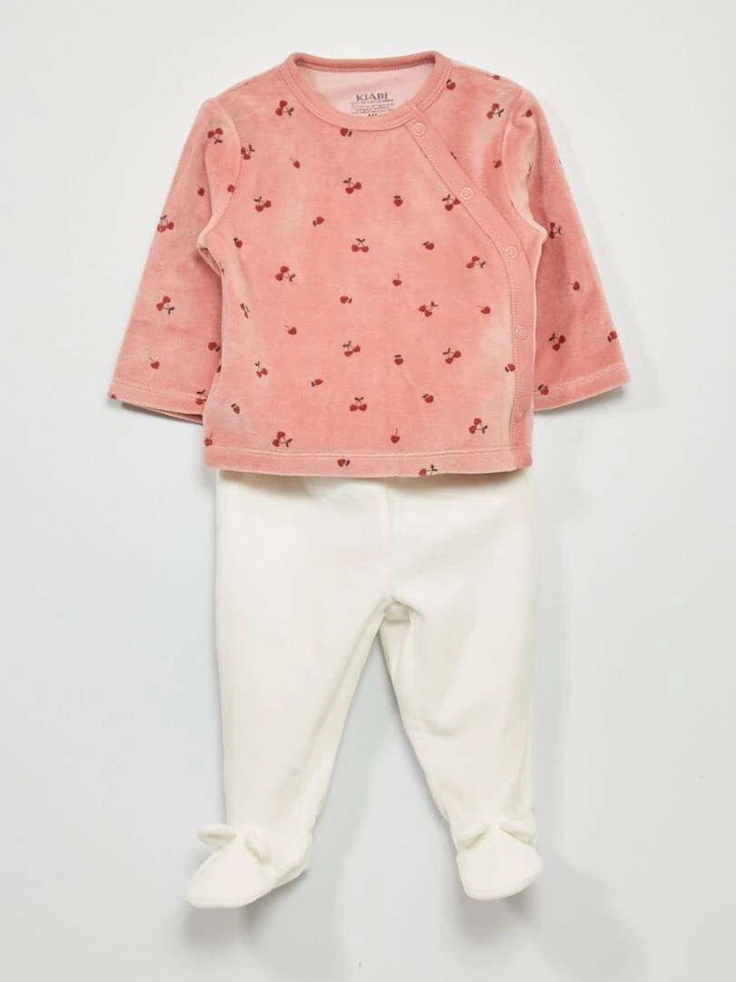 Ensemble pyjama 2 pièces Rose